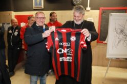 Foggia, l’Arcivescovo Ferretti incontra la squadra allo Zaccheria