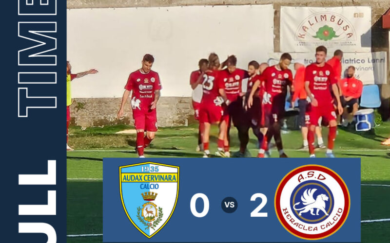 Audax Cervinara-Heraclea calcio 0-2