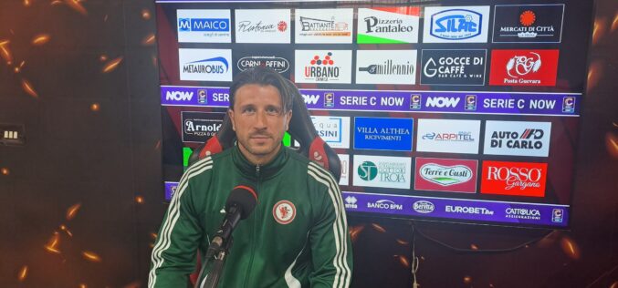 Mister Gentile: “Da foggiano sento la responsabilità. Non è facile reagire, ma ognuno deve reagire per quanto ha da perdere”