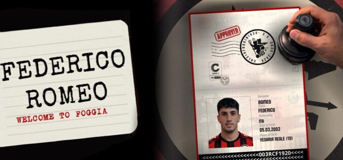 Ufficiale: Federico Romeo al Foggia
