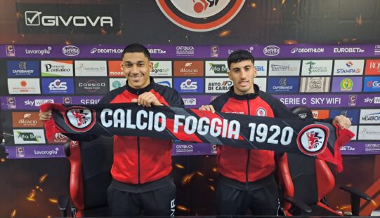 Tommasini e Romeo: “A Foggia abbiamo gli stimoli giusti per fare bene”