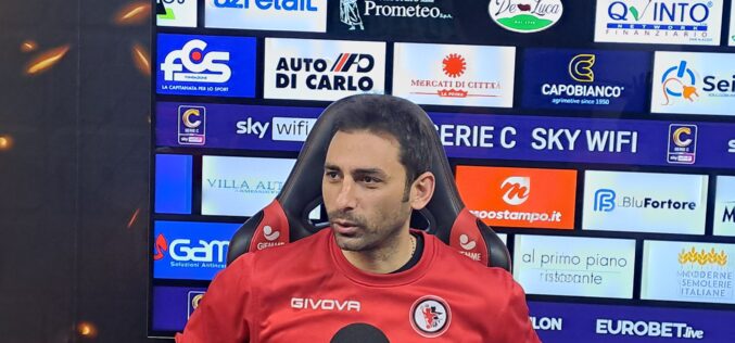 Pazienza: “Ogni notte sogno la salvezza. Ma la realtà ci porta alla sfida con il Trapani”