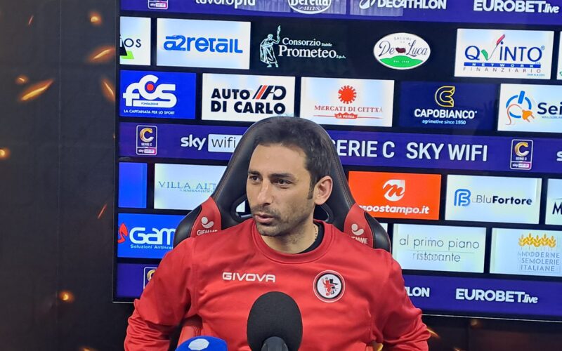 Pazienza: “Ogni notte sogno la salvezza. Ma la realtà ci porta alla sfida con il Trapani”