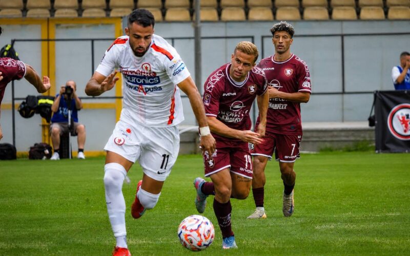 La fotocronaca di Foggia-Salernitana