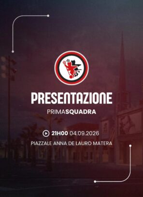Domani la presentazione della squadra