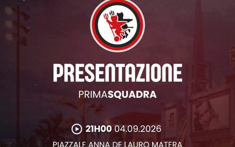 Domani la presentazione della squadra