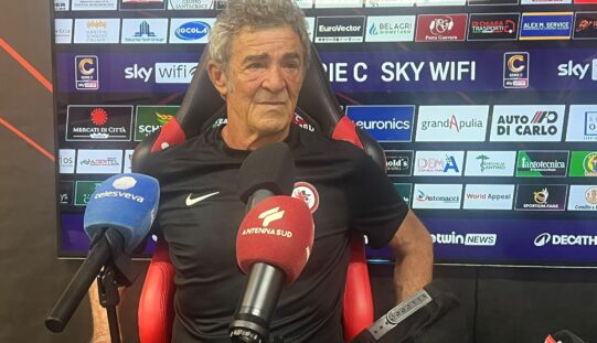 Auteri: “La squadra sente la passione dei tifosi. Pronti a dare il massimo con il Cerignola”