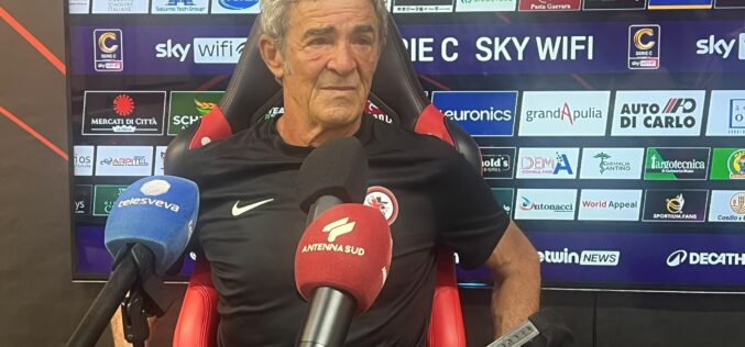 Auteri: “La squadra sente la passione dei tifosi. Pronti a dare il massimo con il Cerignola”
