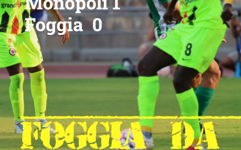 Lo Zac su Monopoli-Foggia, sfoglia il giornale gratuitamente.